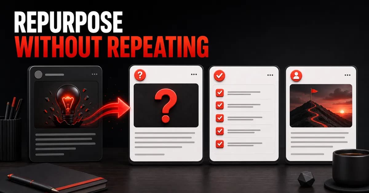 How to Repurpose a Threads Post Without Repeating Yourself